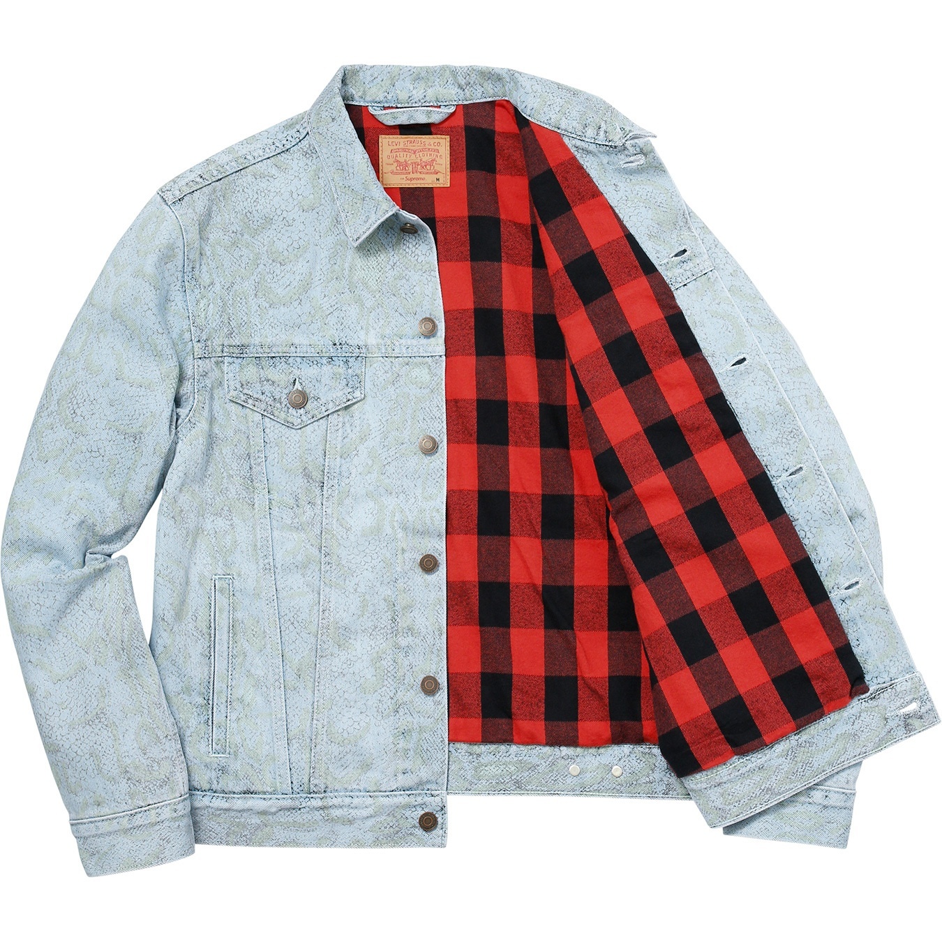 Supreme®/Levi's® Snakeskin Trucker Jacket view 16